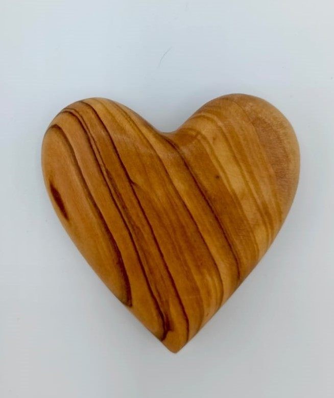 Olive Wood Heart